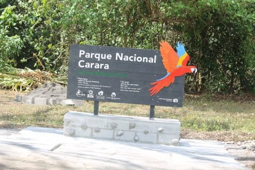 Panneau Parc national Carara